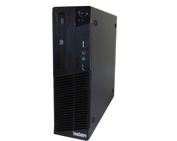 中古パソコン デスクトップ 本体のみ Windows10 Pro 64bit Lenovo ThinkCentre M73 Small 10B7-A07A00 Pentium-G3220 3.0GHz 2GB 250GB DVD-ROM