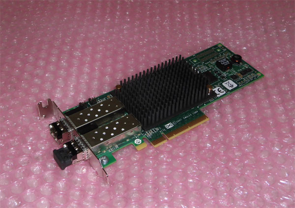 HP 8Gb DUAL PORT PCI-E FIBER CHANNEL HBA 697890-001 ロープロ 【中古】