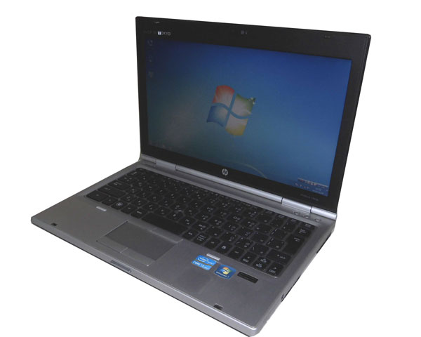 HP EliteBook 2560p (QG648PA#ABJ) Windows7 中古ノートパソコン 無線LAN Core i5-2540M 2.6GHz/4GB/500GB/光学ドライブなし/12.5インチ