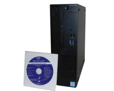 リカバリー付き Windows10 Pro 64bit DELL OPTIPLEX 3050 SFF 第6世代 Core i3-6100 3.7GHz 4GB 500GB DVDマルチ 中古パソコン デスクトップ 中古PC