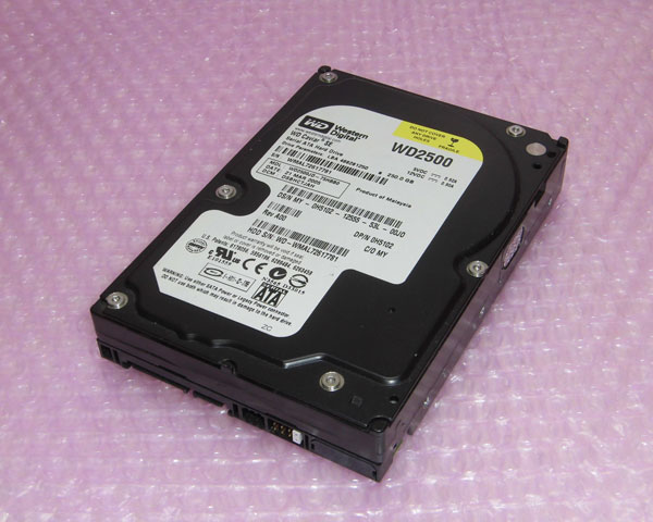 DELL 0H5102 (Western Digital WD2500) SATA 250GB 3.5インチ 中古ハードディスク