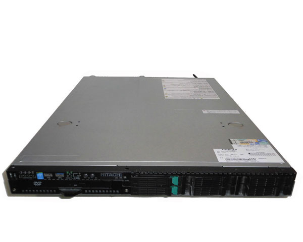 中古 HITACHI HA8000/RS110 AM1 GQB111AM-UNCNNNM Xeon E3-1220 V3 3.1GHz 8GB 600GB 2 SAS 2.5インチ DVD-ROM