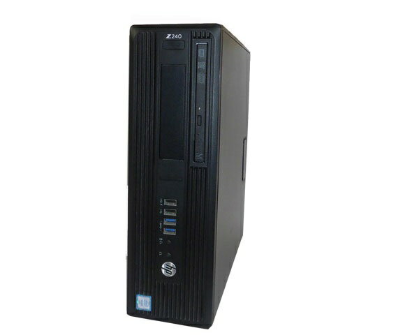 Windows10 Pro 64bit HP Workstation Z240 SFF (L8T14AV) Xeon E3-1225 V5 3.3GHz メモリ 8GB HDD 500GB(SATA) DVDマルチ Radeon HD 8490