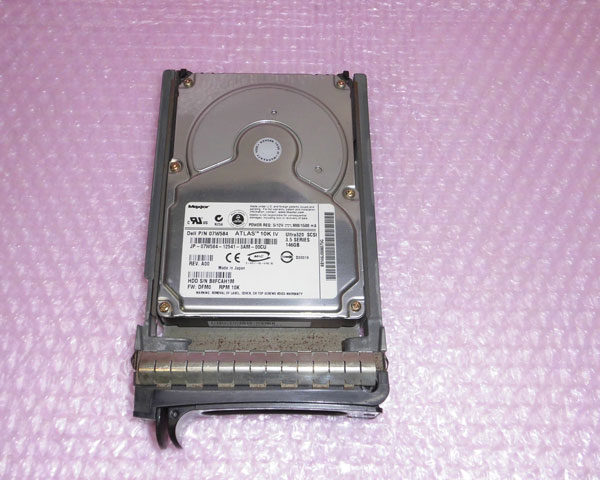 DELL 07W584 Ultra320 SCSI 80Pin 146GB 10K 中古ハードディスク