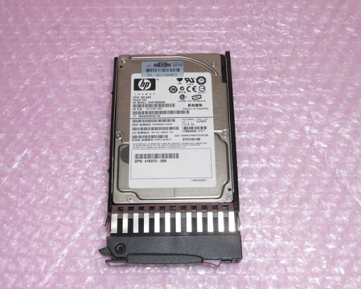 HP 431930-002 (DH072ABAA6) SAS 72GB 15K 2.5インチ 中古ハードディスク