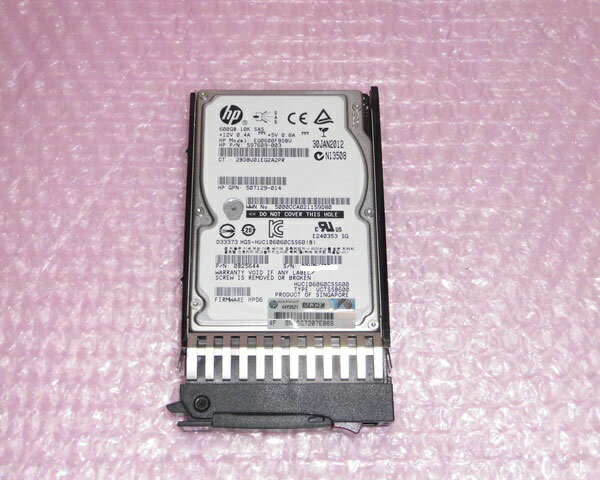 HP 597609-003(EG0600FBDBU) SAS 600GB 10K 2.5C`  
