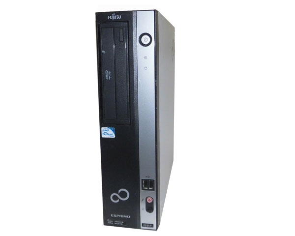 外観難あり Windows7 富士通 ESPRIMO D551/F(FMVDK2F0E1) Pentium-G645 2.9GHz 2GB 250GB DVD-ROM 中古パソコン デスクトップ