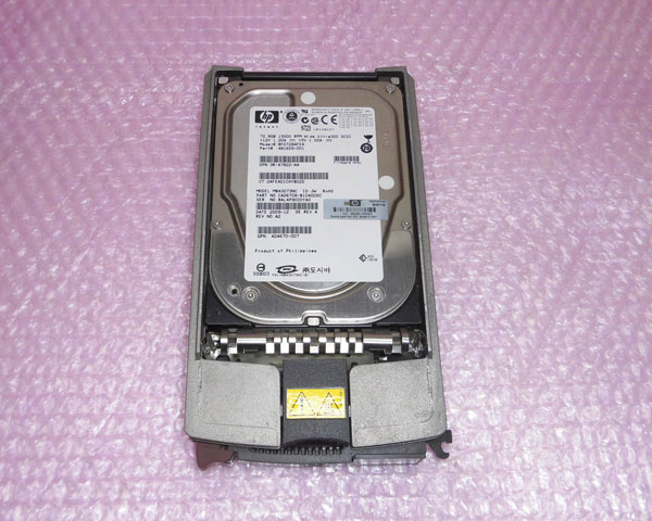 HP 481659-001 (BF0728AFEA) Ultra320 SCSI 80pin 72.8GB 15K 3.5インチ 中古ハードディスク