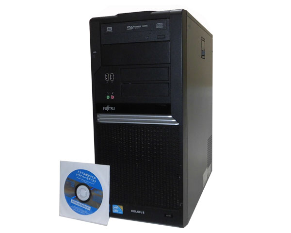 商品名 富士通 CELSIUS W380(CLW8GAF1) CPU Core i5-650 3.2GHz メモリー 2GB ハードディスク 1TB×1 光学ドライブ DVDマルチ ビデオ GLADIAC 210 LP2 インターフェース USB2.0×10、シリアルポート サイズ/重量 203×429×446mm（W×D×H）/ 約13.4kg 動作状態 Windows7 Professional(32bit)動作確認済みです 外観 筐体に擦り傷、汚れがあります※天板と側面に傷あり 付属品 電源ケーブル、リカバリー付き (Win7 Pro 32bit) のみ ※上記以外の付属品は一切ありません 納期について 通常ご注文頂いてから、3営業日以内の発送となります。※即日発送が可能な場合もありますので、お急ぎの場合は、別途ご相談下さい。 送料区分 ヤマト運輸 160サイズ 保証期間 商品到着日から3ヶ月間となります中古サーバー・ワークステーション専門店のアクアライトでは、富士通 CELSIUS W380(CLW8GAF1) Core i5-650 3.2GHz/2GB/1TB を販売しております。お探しの機種・仕様・モデル番号などがございましたらお気軽にお問い合わせください。