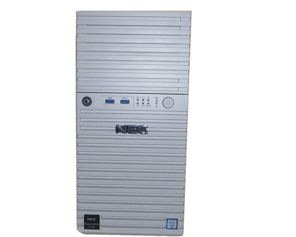 外観難あり 中古 NEC Express5800/T110h (N8100-2312Y) Xeon E3-1220 V5 3.0GHz 4GB 250GB×2 (SATA 2.5インチ) DVD-ROM