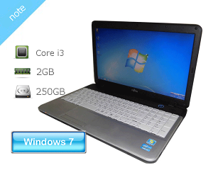 Windows7 Pro 32bit ٻ LIFEBOOK A531/DX (FMVXNBKK2Z) Core i3 2330M 2.2GHz 2GB 250GB DVDޥ ƥ󥭡 ťΡȥѥ