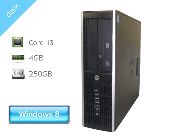 Windows8.1 Pro 64bit HP Compaq Pro 6300 SF (E0N20PA ABJ) Core i3-3220 3.3GHz 4GB 250GB DVD-ROM 中古パソコン デスクトップ 本体のみ 中古PC