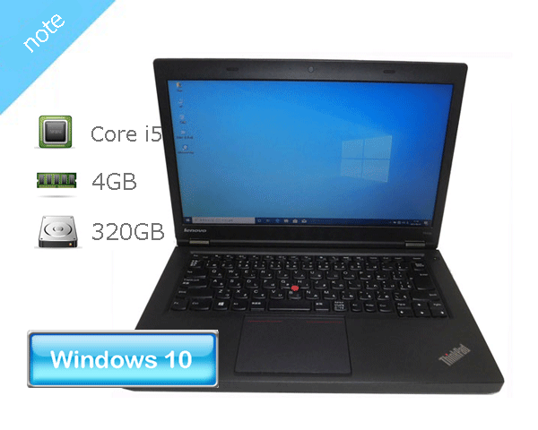 Windows10 Pro 64bit Lenovo ThinkPad T440p 20AN-008NJP Core i5-4300M 2....