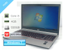 Windows7 Pro 32bit xm LIFEBOOK E754/H (FMVE0401H) Core i5-4300M 2.6GHz  4GB HDD 320GB(SATA) DVD-ROM 15.6C` tHD(1,920~1,080) WPS Office2t