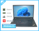 Windows11 Pro 64bit Lenovo ThinkPad T580 (20LA-S2DS00) 8 Core i5-8250U 1.6GHz  16GB SSD 256GB(NVMe M.2) whCuȂ 15.6C` tHD(1920x1080) WPS Office2t
