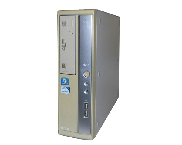 外観難あり OSなし NEC MATE MK27RB-D (PC-MK27RBZCD) Pentium-G630 2.7GHz 2GB HDDなし DVDマルチ 中古パソコン デスクトップ