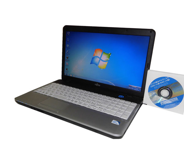 Windows7 Pro 32bit 64bit リカバリー付き 富士通 LIFEBOOK A512/FX (FMVNA7F36) Celeron B730 1.8GHz 4GB 320GB DVDマルチ 中古ノートパソコン