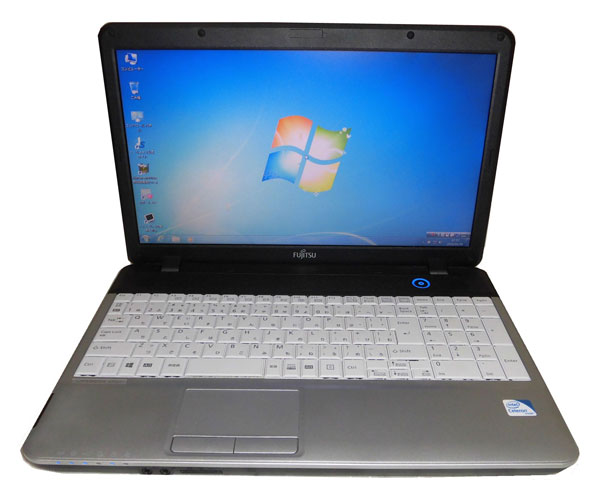 Windows7 Pro 32bit 64bit リカバリー付き 富士通 LIFEBOOK A512/FX (FMVNA7F36) Celeron B730 1.8GHz 4GB 320GB DVDマルチ 中古ノートパソコン