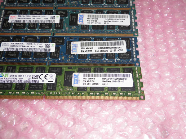 IBM 49Y1415 47J0136 System x3550 M4�� ��ť��꡼ PC3L-10600R 32GB(8GB��4)