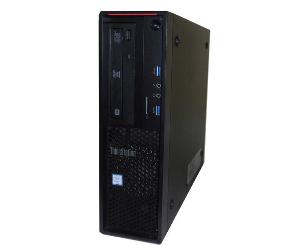 Windows10 Pro 64bit Lenovo ThinkStation P310 SFF 30AU-A015JP Core i7-6700 3.4GHz メモリ 8GB HDD 500GB(SATA) DVDマルチ 中古ワークステーション