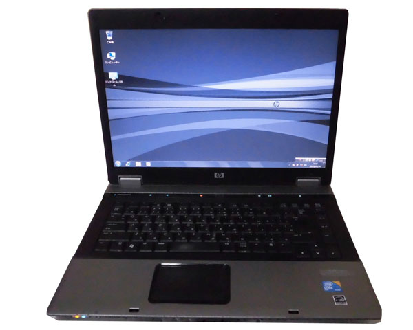 Windows7 HP Compaq 6730b (VZ148PA#ABJ) 中古ノートパソコン Core2Duo P8700 2.53GHz 2GB 160GB DVD-ROM