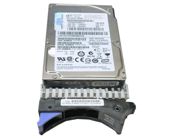 IBM 43X0833 SAS 146GB 10K 2.5インチ 中古ハードディスク