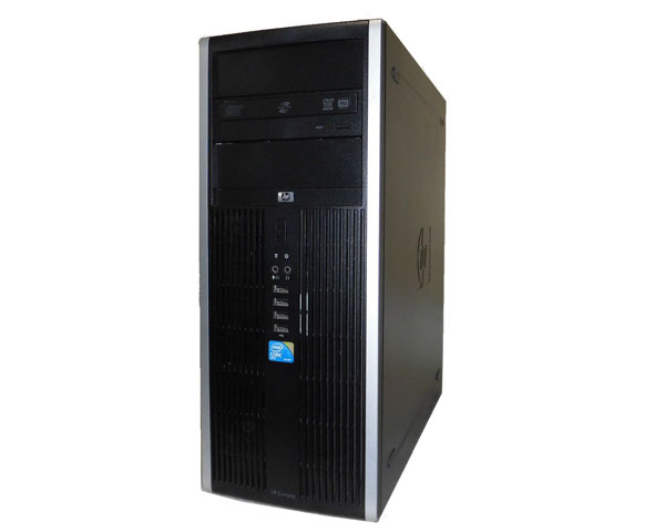 Windows7 Professional 32bit hp 8000 Elite CMT (WB099PA ABJ) Core2Quad Q9650 3.0GHz 4GB 250GB DVD-ROM 中古パソコン デスクトップ タワー型