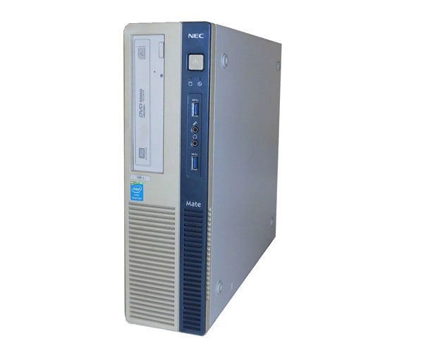 外観難あり NEC Mate MK31RB-J (PC-MK31RBZDJ) Windows10 Pro 64bit Pentium G3240 3.1GHz 4GB 500GB DVDマルチ 中古パソコン デスクトップPC