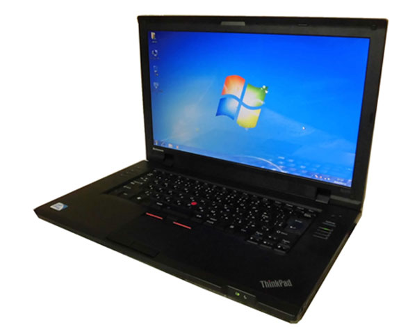 Windows7 中古ノートパソコン Lenovo ThinkPad SL510 2875-5SJ Celeron T3300 2.0GHz 2GB 160GB DVDマルチ 15.6インチ