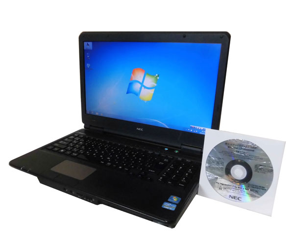 外観難あり Windows7リカバリー付き NEC VersaPro VK24TL-D (PC-VK24TLNV3GSD) Core i5-2430M 2.4GHz 4GB 250GB DVDマルチ HDMI テンキー 中古ノートパソコン