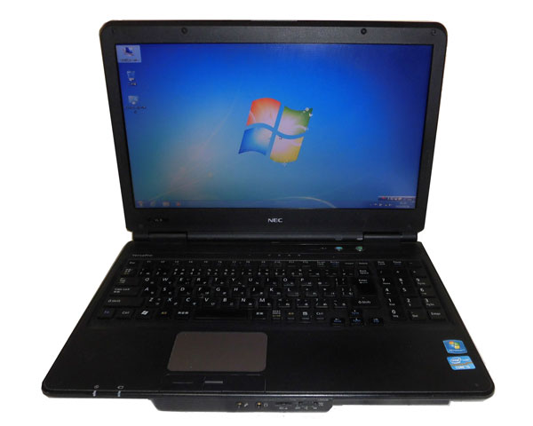 外観難あり Windows7リカバリー付き NEC VersaPro VK24TL-D (PC-VK24TLNV3GSD) Core i5-2430M 2.4GHz 4GB 250GB DVDマルチ HDMI テンキー 中古ノートパソコン
