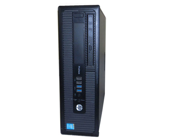 Windows8.1 Pro 64bit HP ProDesk 600 G1 SFF (C8T89AV) Core i3-4160 3.6GHz メモリ 4GB HDD 500GB(SATA) マルチ 中古パソコン デスクトップ 本体のみ