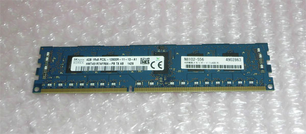 NEC N8102-556 PC3L-12800R 4GB 中古メモリー