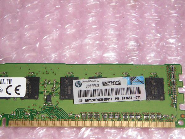 HP 647657-071 PC3L-10600E 4GB ��ť��꡼