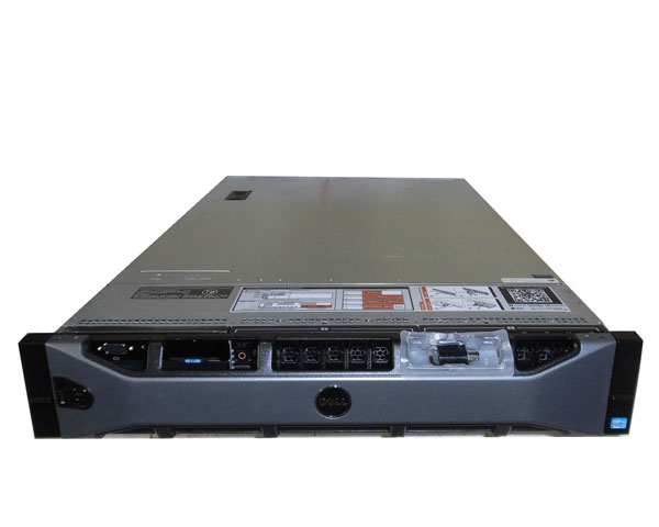 中古 DELL PowerEdge R720 Xeon E5-2690 V2 3.0GHz×2基(10C) メモリ 128GB HDD 146GB×2(SAS 2.5インチ) DVD-ROM AC 2