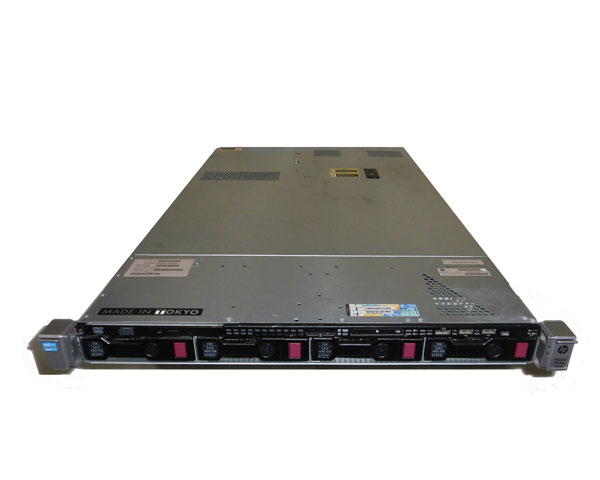 中古 HP ProLiant DL360p Gen8 655651-B21 Xeon E5-2643 3.3GHz 8GB 450GB 4 SAS 3.5インチ DVD-ROM