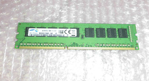 SAMSUNG PC3L-12800E 4GB 1R×8 中古メモリー