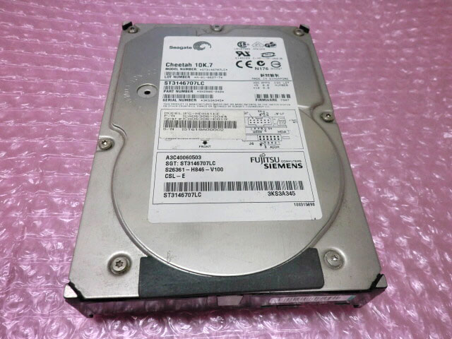 富士通 PG-HDH41KF (CA06306-G044/CA06306-K019) 3.5インチ 146GB 10K Ultra320 SCSI 80Pin【中古】