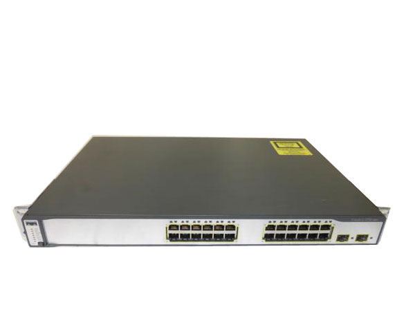 Cisco Catalyst 3750 (WS-C3750-24TS-E V05) 初期化済み【中古】