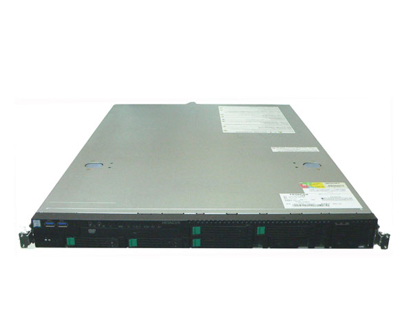 中古 HITACHI HA8000/RS110 AN (GUF110AN-1TNBDN0) Xeon E3-1220 V5 3.0GHz メモリ 16GB HDD 600GB×5 (SAS 2.5インチ) DVD-ROM AC*2