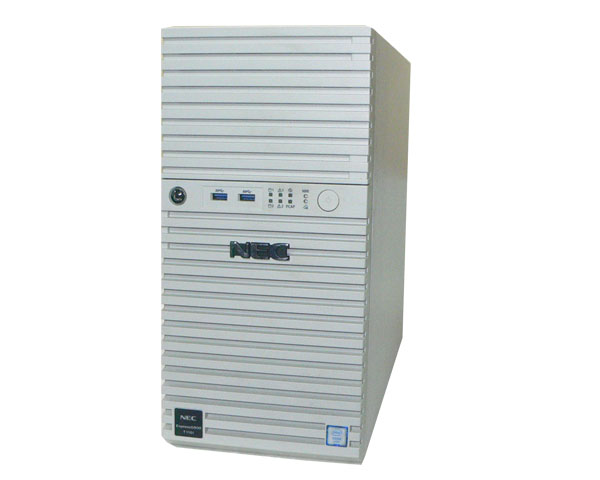 中古 NEC Express5800/T110i N8100-2507Y Xeon E3-1220 V6 3.0GHz メモリ 8GB HDD 300GB 2 SAS 2.5インチ DVDマルチ AC*2