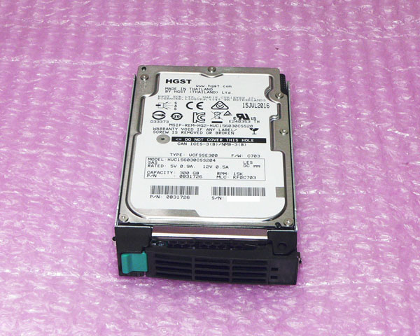 HITACHI HUC156060CSS204 SAS 600GB 15K 2.5インチ 中古ハードディスク
