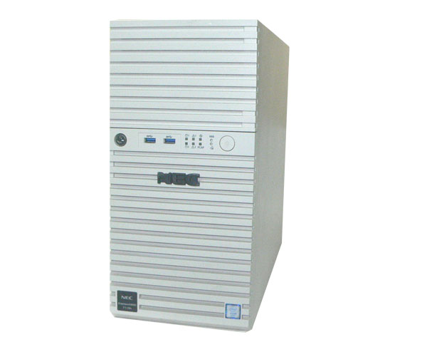 中古 NEC Express5800/T110h (N8100-2312Y) Xeon E3-1220 V5 3.0GHz メモリ 4GB HDD 1TB×2(SATA 3.5インチ) DVD-ROM
