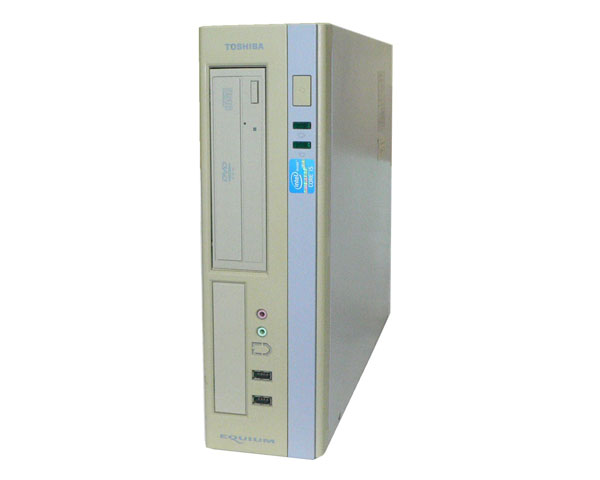 商品名 東芝 EQUIUM 4000 PE40031ENC711 状態/区分 中古品/デスクトップパソコン CPU Core i5-2400 3.1GHz (4コア/4スレッド) メモリー 2GB (2GB×1枚) HDD 500GB (S...