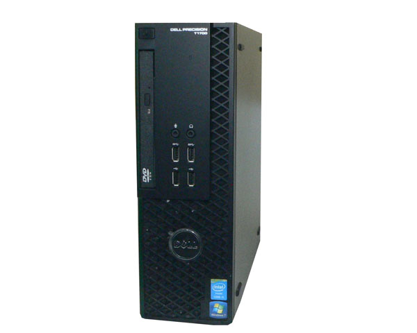 Windows7 Pro 64bit DELL PRECISION T1700 SFF Core i5-4570 3.2GHz メモリ 4GB SSD 128GB(新品) DVD-ROM Quadro K600 DisplayPort 本体のみ