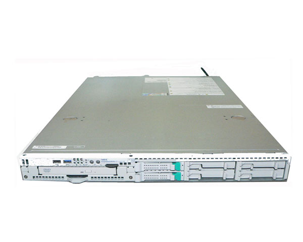 NEC Express5800/R110f-1E (N8100-2019Y) Xeon E3-1220 V3 3.1GHz メモリ 8GB HDD 600GB×2(SAS 2.5インチ) DVD-ROM