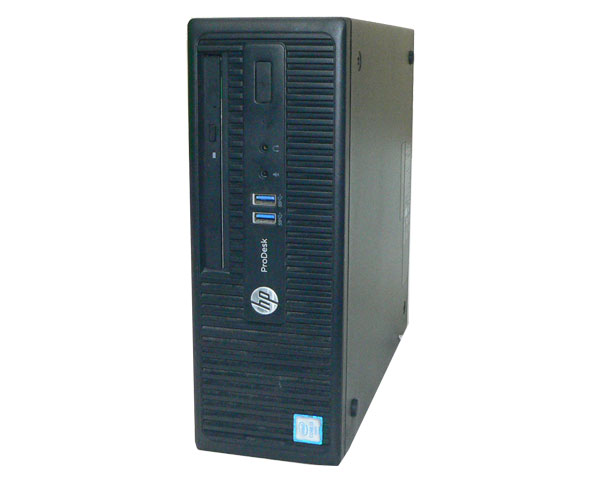 Windows10 Pro 64bit HP ProDesk 400 G3 SFF (N4P96AV) Core i3-6100 3.7GHz メモリ 8GB HDD 500GB(SATA) DVD-ROM