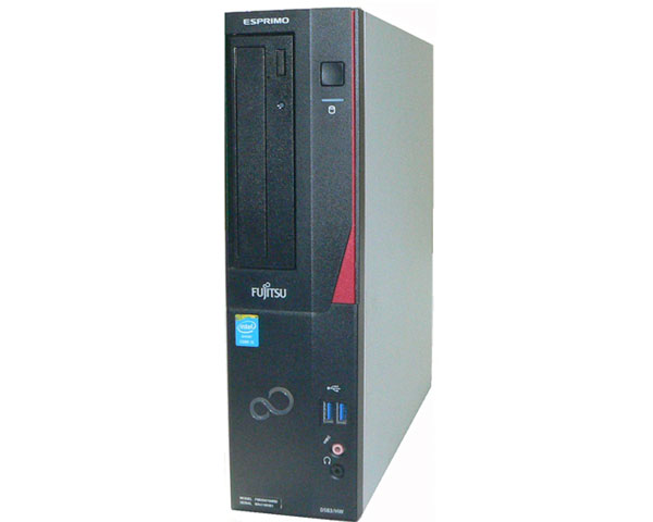 パソコン 中古 Windows8.1 Pro 64bit 富士通 ESPRIMO D583/HW (FMVD0700RD) Core i5-4570 3.2GHz メモリ 4GB HDD 500GB(SATA) DVDマルチ デスクトップ 本体のみ