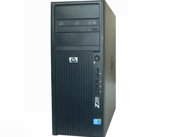Windows7 Pro 64bit HP Workstation Z200 CMT VA206AV Core i5-650 3.2GHz メモリ 4GB HDD 250GB(SATA) DVDマルチ 筐体傷あり
