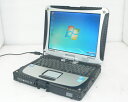 パソコン 中古 Windows7 Pro 32bit Panasonic TOUGHBOOK CF-19 (CF-19RW1ADS) Core i5-540U 1.2GHz メモリ 2GB HDD 160GB(SATA) 10.1インチ(1024×768) ノートパソコン